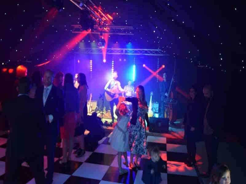dance floor and lighting