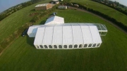 Tent aerial view
