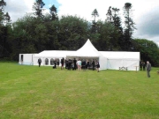 Pagoda tent entrance