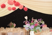 Wedding Marquee Ivory Linings in Tackley