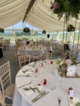Wedding Marquee in Oxfordshire Interior decor