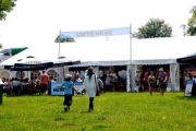 Corporate Event Marquee at Cornbury for 'Caffe Nero'