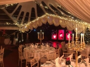 Corporate event marquee with tricone