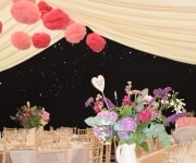 Wedding Marquee Ivory Linings in Tackley