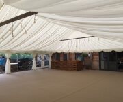 Party Tent Ivory linings