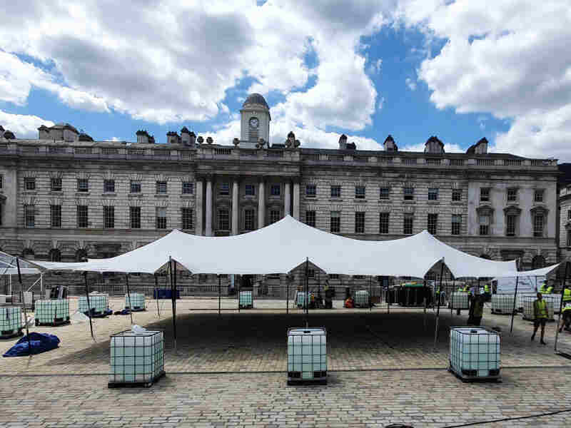 Corporate Stretch Tent Somerset House London