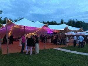 Wedding Party Stretch Tent hire Oxfordshire