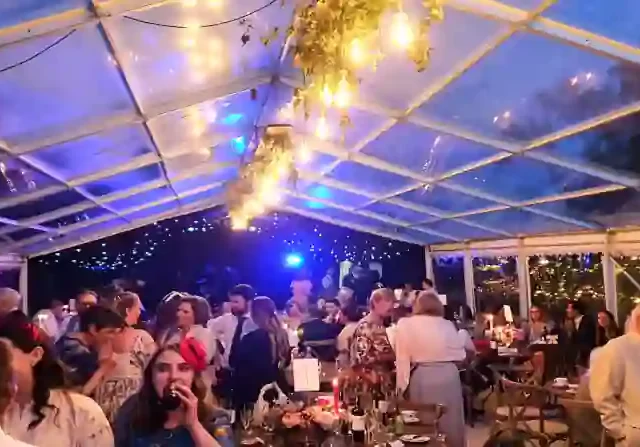 Premier Wedding Marquees Oxfordshire Elegant Oxfordshire wedding marquee with panoramic windows